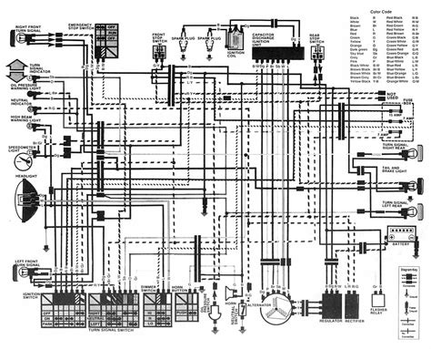 1986 honda cb450sc wiring diagram 