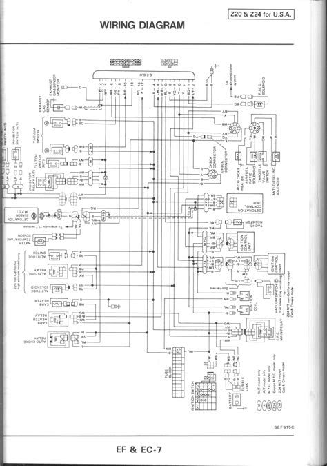 1986 nissan pickup wiring diagram 