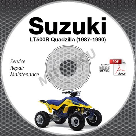 1987 1990 Suzuki Lt500r Atv Service Repair Workshop Manual Download