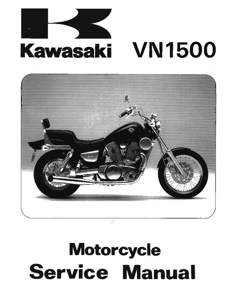 1987 1999 Kawasaki Vn1500 Motorcycle Workshop Repair Service Manual