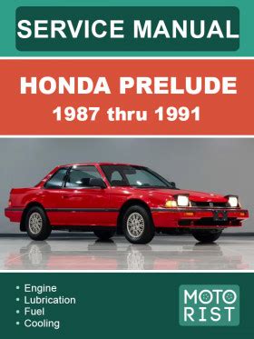 1987 Honda Prelude Service Repair Manual Download