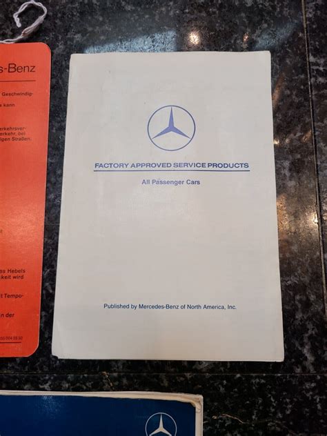 1987 Mercedes 560sl Service Repair Manual 87