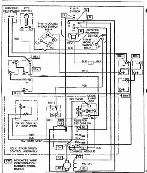 1987 ezgo wiring diagram 