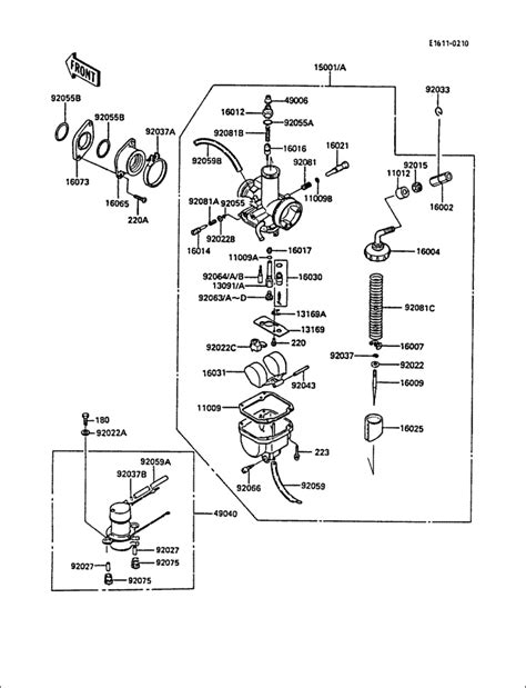 1987 kawasaki carburetor diagram wiring schematic 