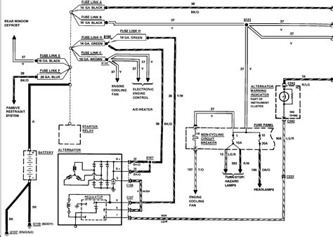 1987ford302mustang Alternator Wiring Diagram