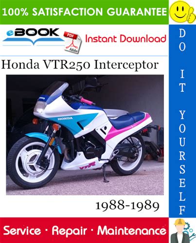 1988 1989 Honda Vtr250 Interceptor Service Repair Manual Instant Download