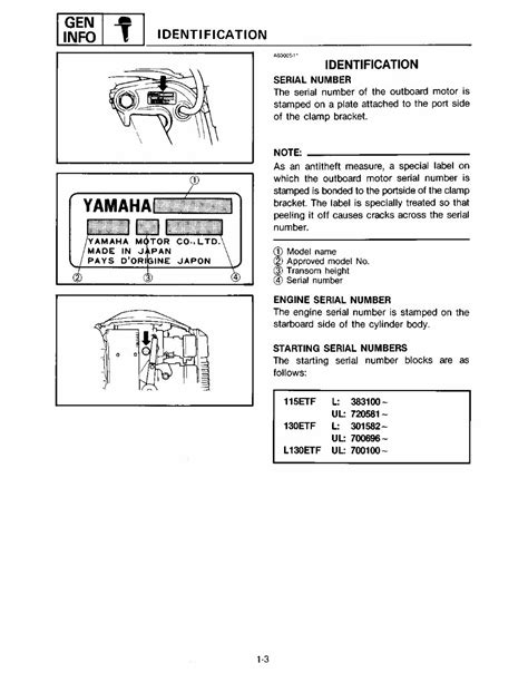 1988 1989 Yamaha 115 130hp 2 Stroke Outboard Repair Manual