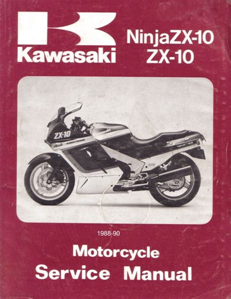 1988 1990 Kawasaki Ninjazx10 Zx10 Workshop Service Repair Manual Download