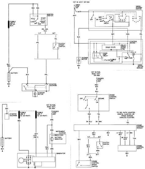 1988 Chevy S10 Steering Column Wiring Diagram