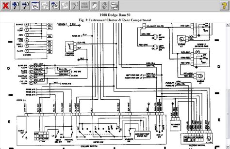 1988 Dodge Ram Light Wiring Diagram Schematic