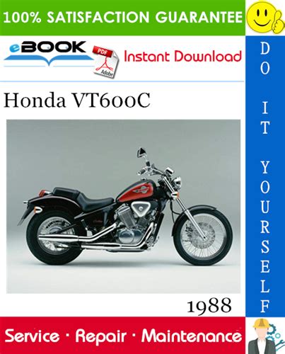 1988 Honda Vt600c Service Repair Manual