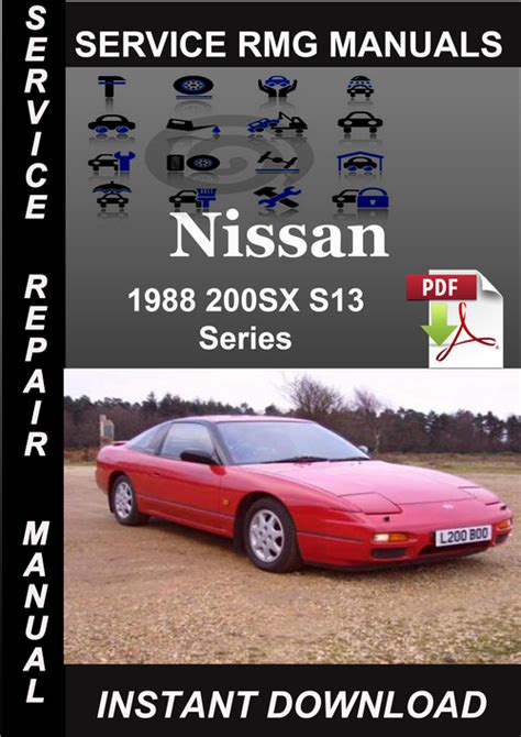 1988 Nissan 200sx S13 Factory Service Manual