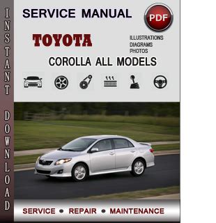 1988 Toyota Corolla Repair Manual Free Pd
