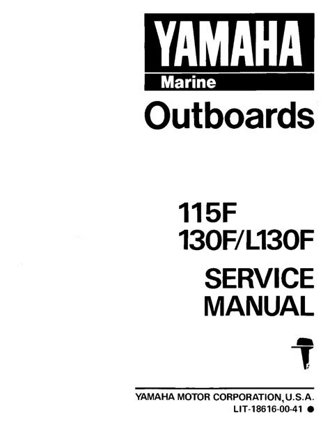 1988 Yamaha 115 Etlg Outboard Service Repair Maintenance Manual Factory Service Manualjd