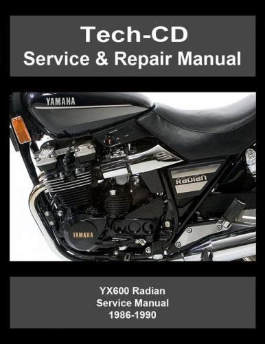 1988 Yamaha Radian Service Repair Maintenance Manual