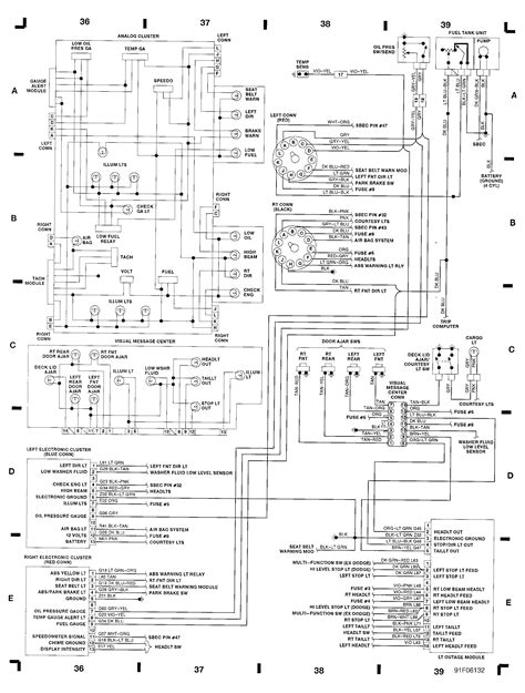 1988 chrysler lebaron wiring diagram schematic 