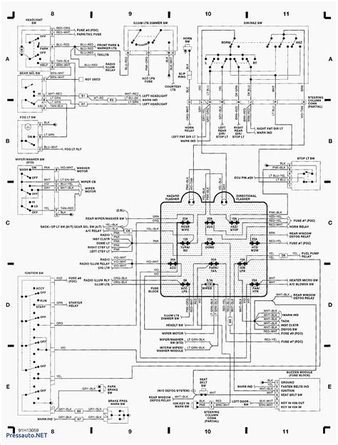 1988 jeep cherokee ignition wiring diagram 