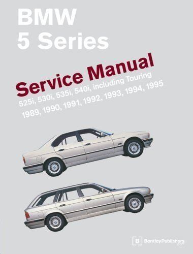 1989 1995 Bmw 5 Series E34 525i 530i 535i 540i Including Touring Service Repair Workshop Manual