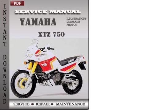 1989 1997 Yamaha Xtz750 Workshop Service Repair Manual