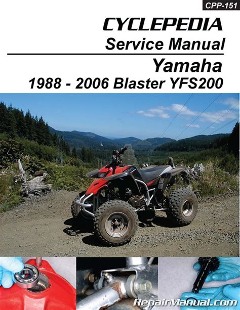 1989 2001 Yamaha Yfs200 Blaster Atv Workshop Service Repair Manual