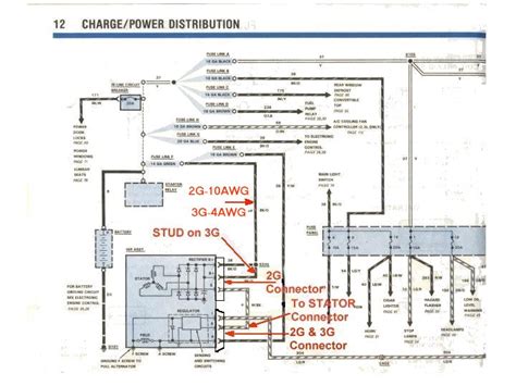 1989 6 5 amp ford alternator wiring diagram 