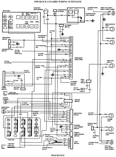 1989 Buick Riviera Wiring Diagram Schematic