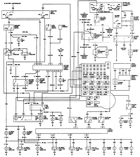 1989 Chevy S10 Blazer Wiring Diagram