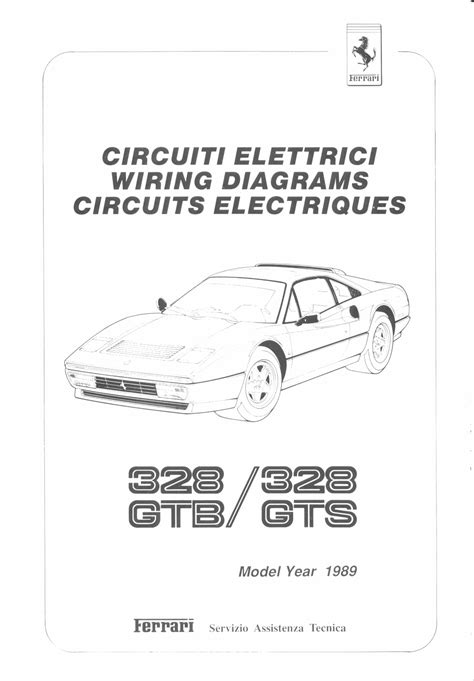 1989 Ferrari 308 Quattrovalvole 328 Gtb 328 Gts Workshop Service Repair Manual Download