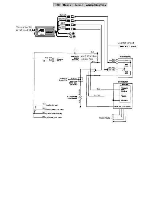 1989 Honda Prelude Wiring Diagram