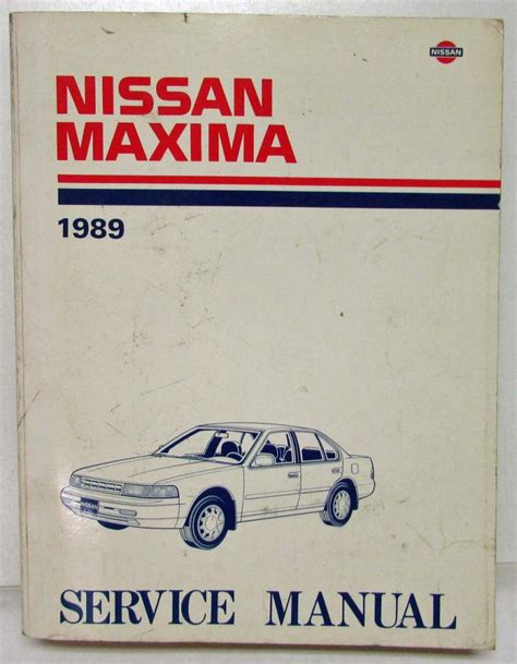 1989 Maxima J30 Service And Repair Manual