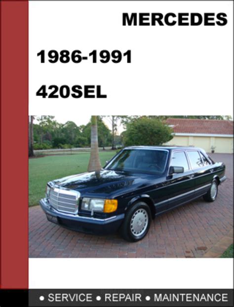 1989 Mercedes 420sel Service Repair Manual 89