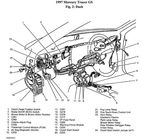 1989 Mercury Tracer Wiring Diagram