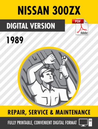 1989 Nissan 300zx Factory Service Repair Manual