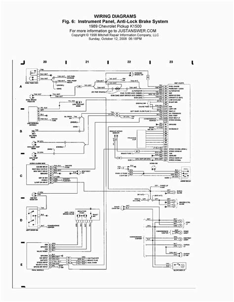 1989 chevy 1500 wiring diagram speedometer 