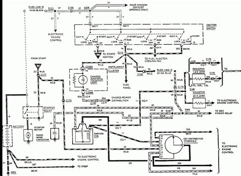 1989 diagram ford wiring exciteralternator 