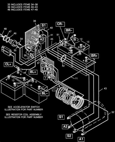 1989 electric ezgo electric marathon resistor wiring diagrams 