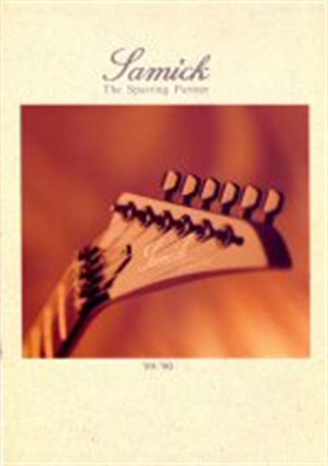 1990's Samick Guitar Catalogs