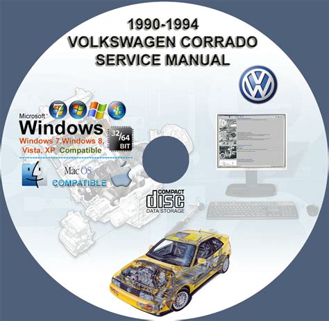 1990 1994 Volkswagen Corrado Factory Service Repair Manual 1991 1992 1993