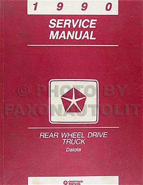 1990 1995 Dodge Dakota Repair Service Workshop Manual