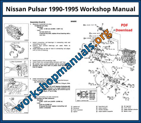 1990 1995 Nissan Pulsar Model N14 B13 Workshop Repair Service Manual Best Download