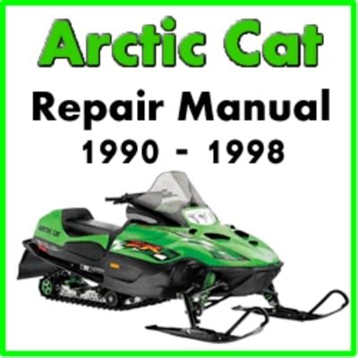 1990 1998 All Artic Cat Ski Snowmobile Service Manual