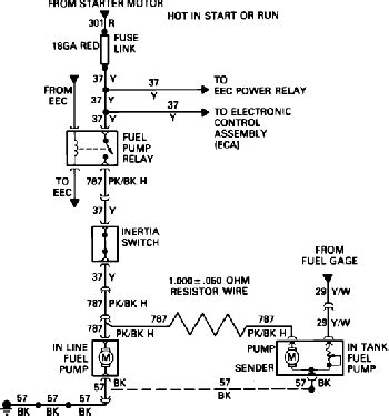 1990 Ford Bronco Fuel Pump Wiring Diagram