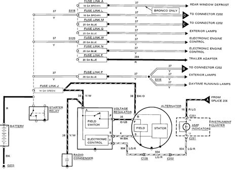 1990 Ford F150 Alternator Wiring Diagram