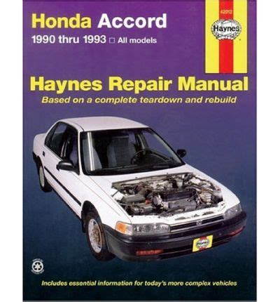 1990 Honda Accord Service Manual Pd