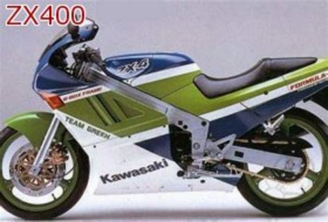 1990 Kawasaki Zxr400 Zx400 H2 Motorcycle Workshop Service Manual In German