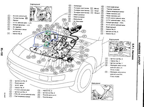 1990 Nissan 300zx Engine Fuel Emission Control System Section EF EC Manual and Wiring Diagram