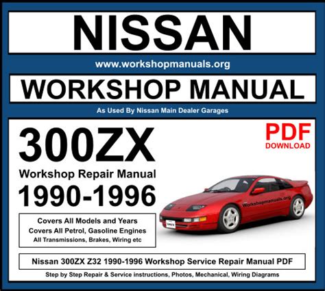 1990 Nissan 300zx Service Repair Manual Download