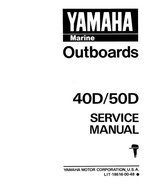 1990 Yamaha 40eld Outboard Service Repair Maintenance Manual Factory