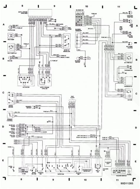 1990 dodge wiring diagram 