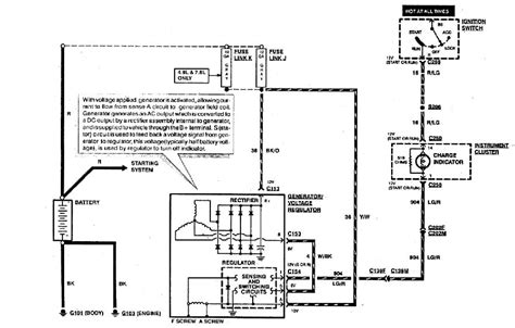 1990 ford bronco 2 charging system wiring diagram 